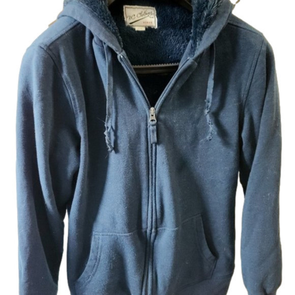 BC Clothing Tops - 463. BC Clothing Teal Fleece-Lined Hoodie |L